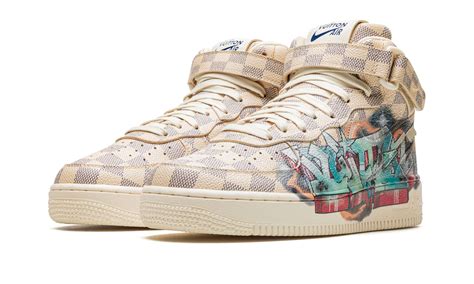 louis vuitton y nike precio|Louis Vuitton Nike Air Force 1 Mid By Virgil Abloh Graffiti .